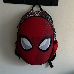 Spider-Man Marvel Kids Hard Padded Backpack - Red/Black/White